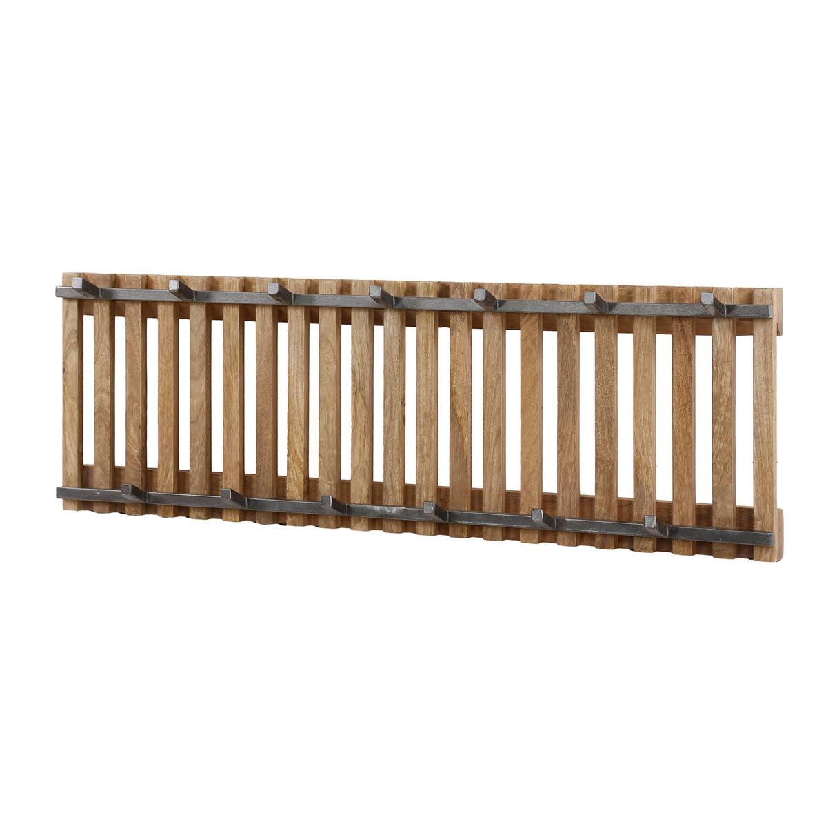 Kapstok Vera 13 Haken Mangohout Zandkleur