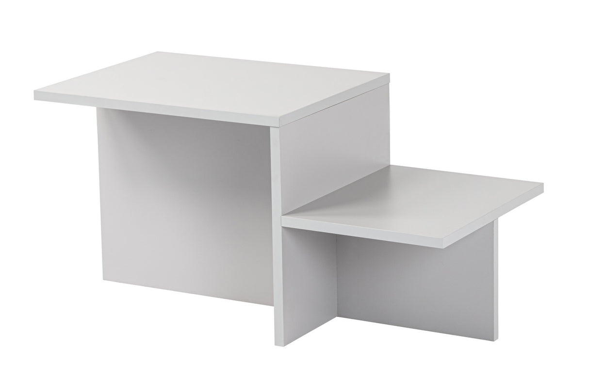 Salontafels - Salontafel Grijs Melamine - 80 x 40 cm - Eterna - Dimehouse