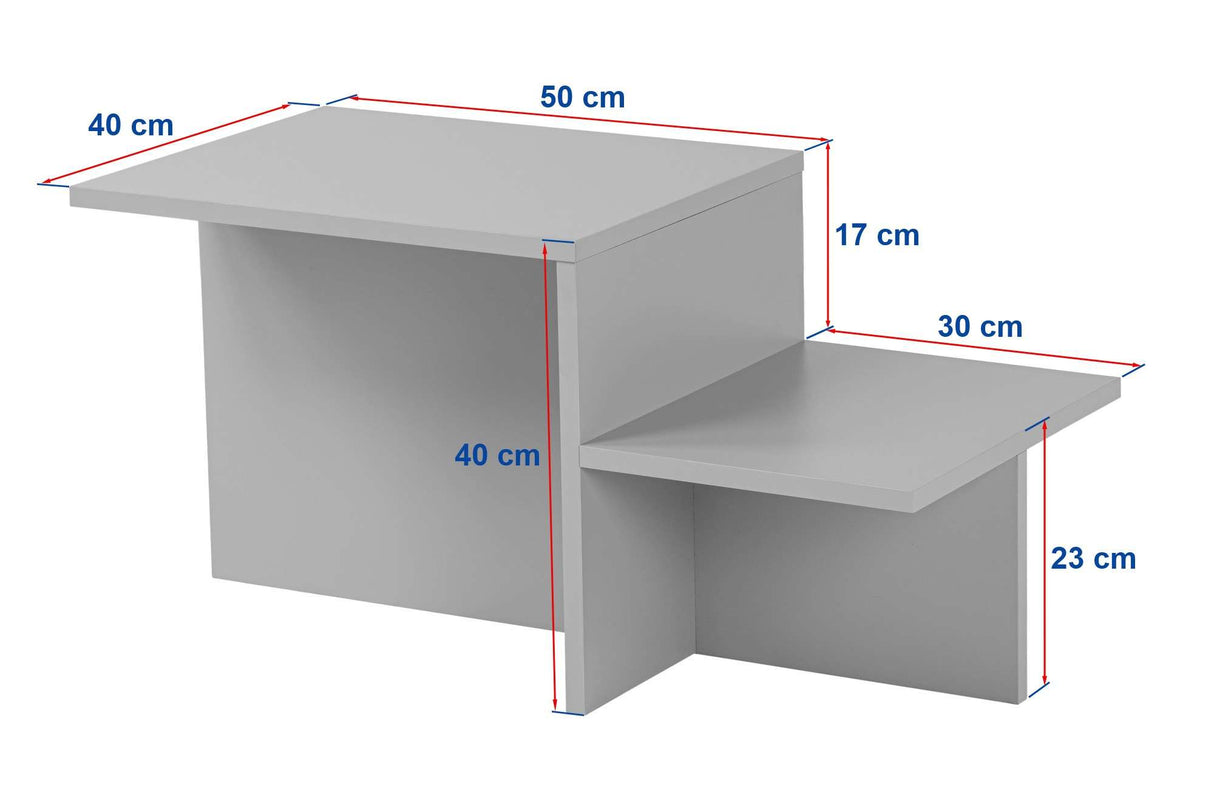 Salontafel Walnoot Melamine - 80 x 40 cm - Eterna