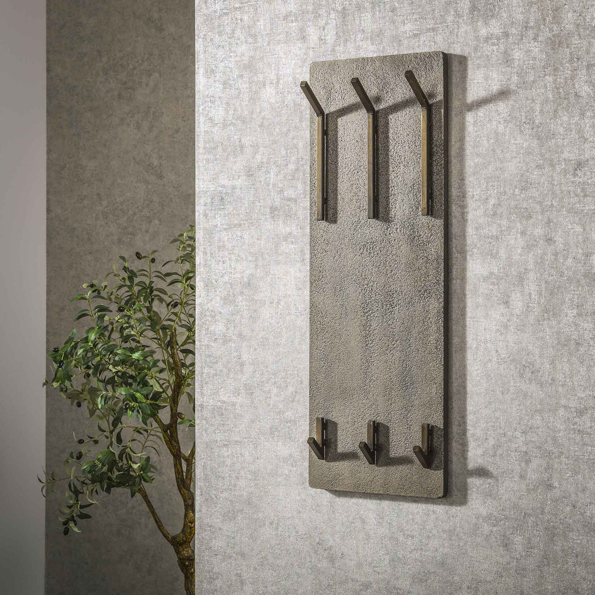 Kapstok Ferre 6-Haaks - Metaal Antiek Brons