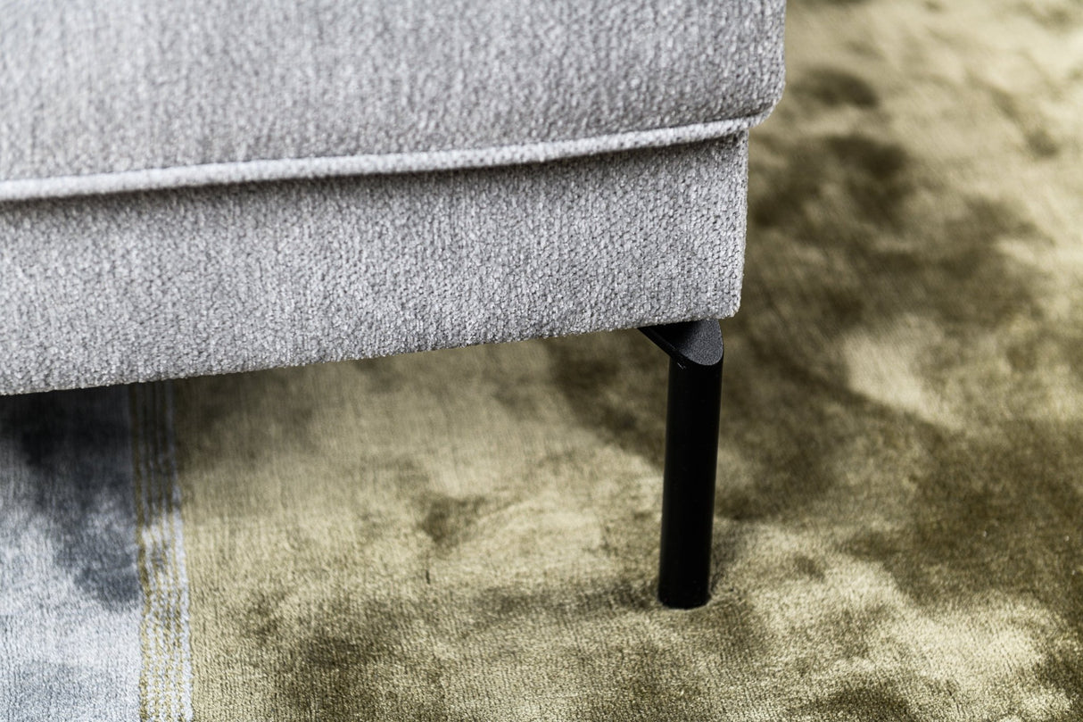 Hoekbank Peppin stof lichtgrijs - links