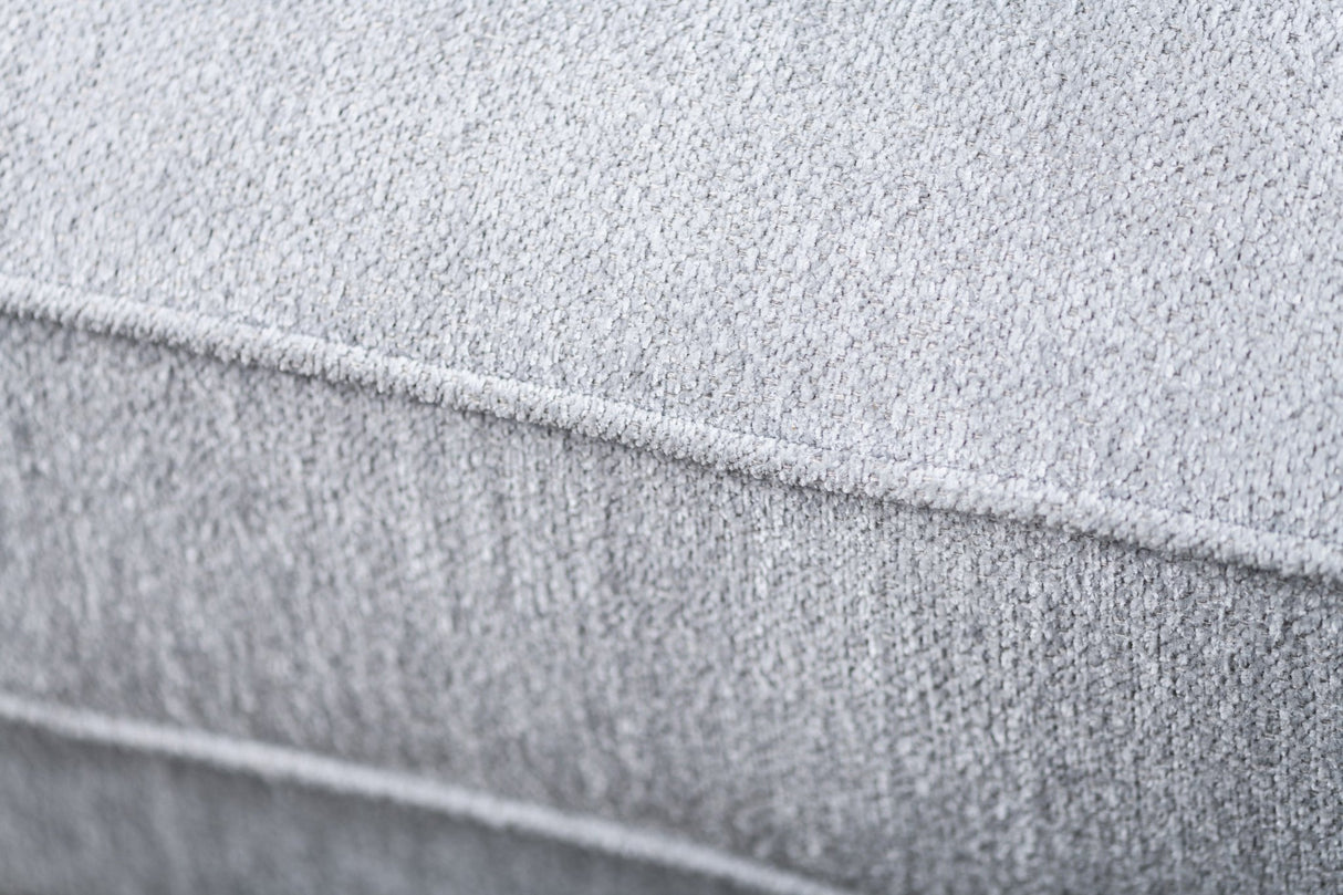 Hoekbank Peppin stof lichtgrijs - rechts