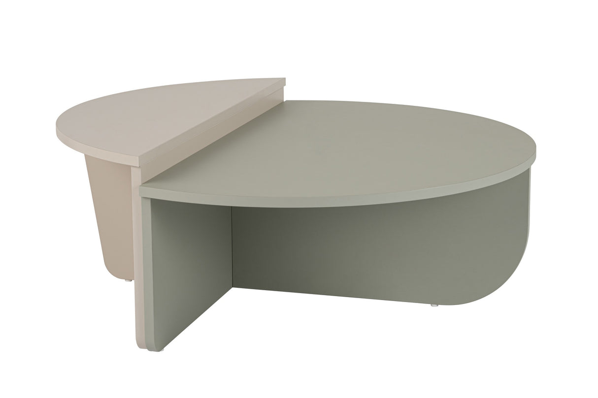 Ronde Salontafel As Groen Melamine 90 cm Orin
