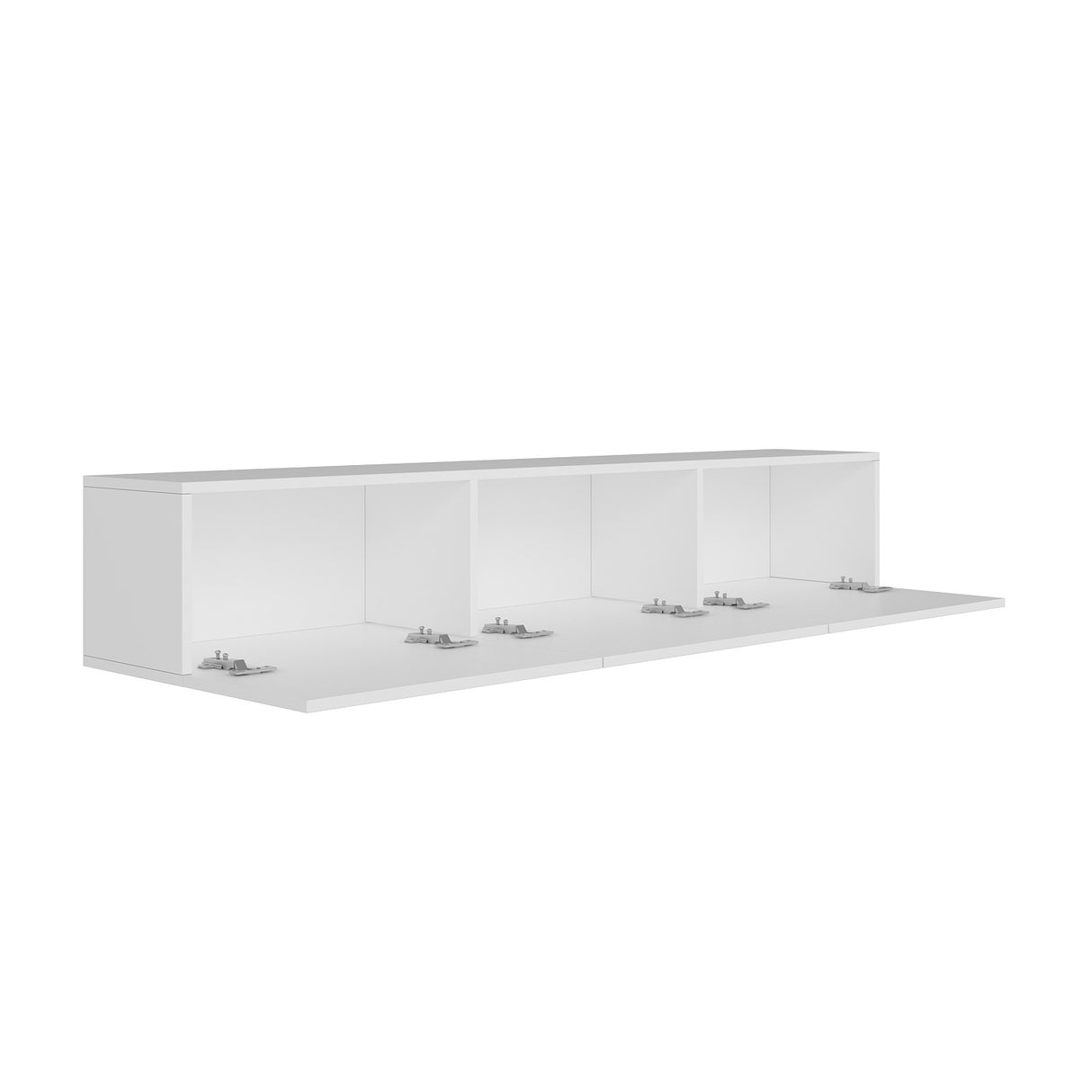 West Wandconsole wit 150 cm Gemelamineerd houtcomposiet