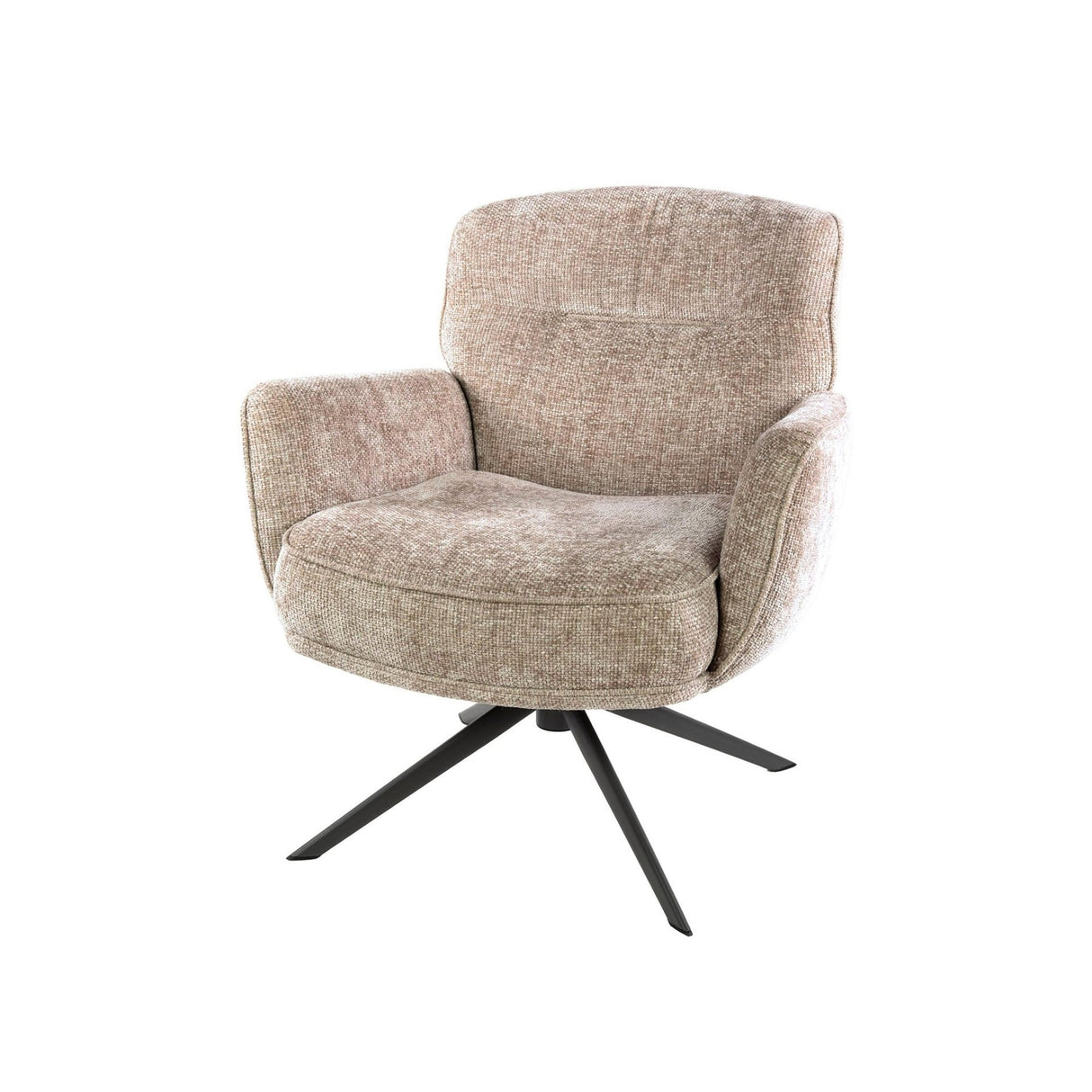 Savona draaibare fauteuil Hoven Rich Stof Zand