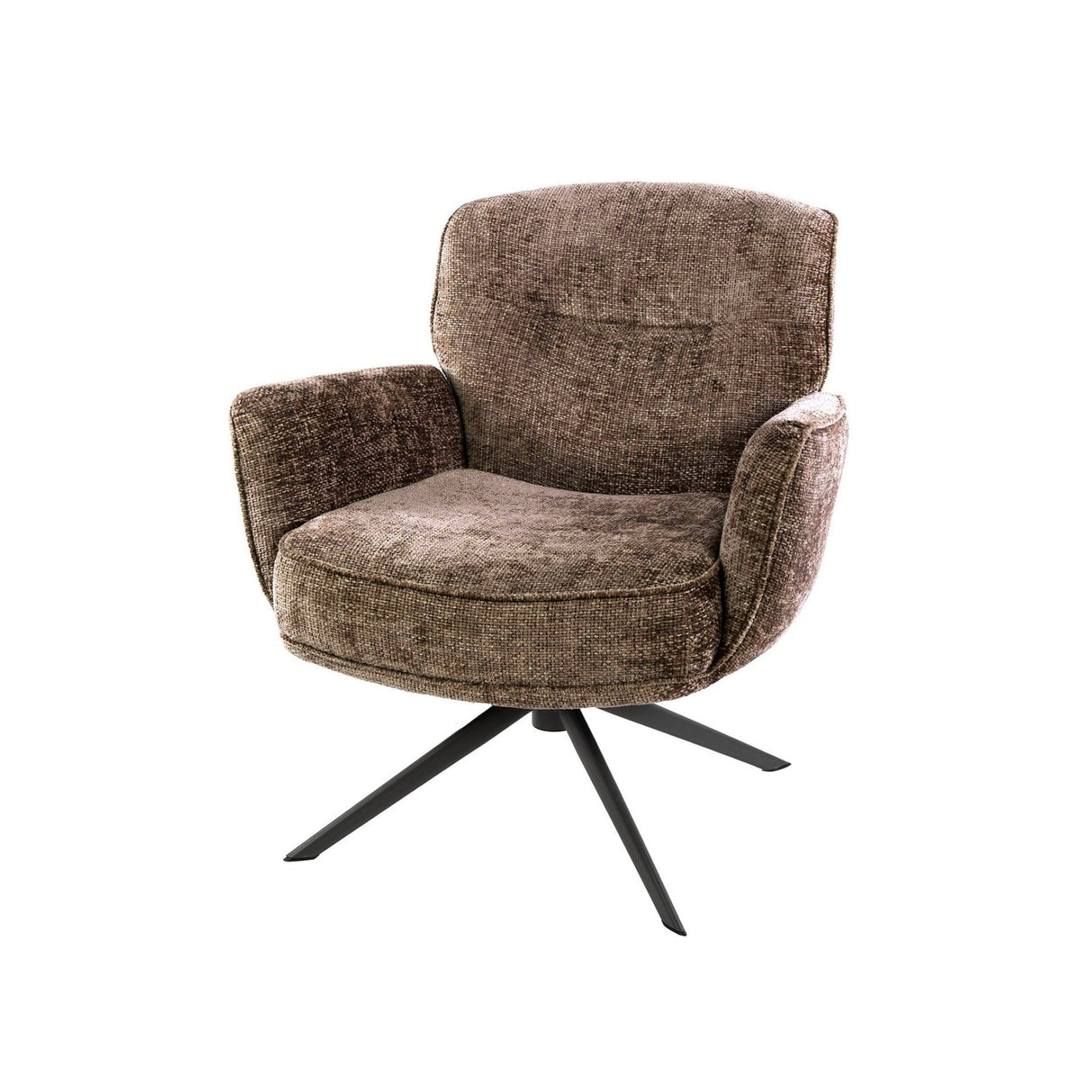 Savona draaibare fauteuil Hoven Rich Stof Champagne