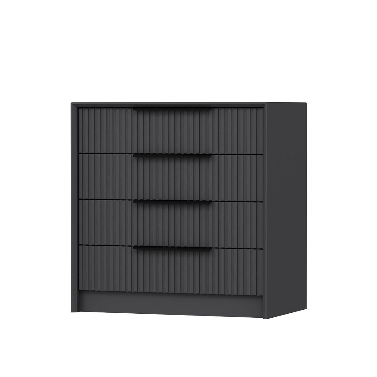 Ladekasten - Ladekast Kale Luxe Antraciet Melamine 70x77x45 cm - Dimehouse