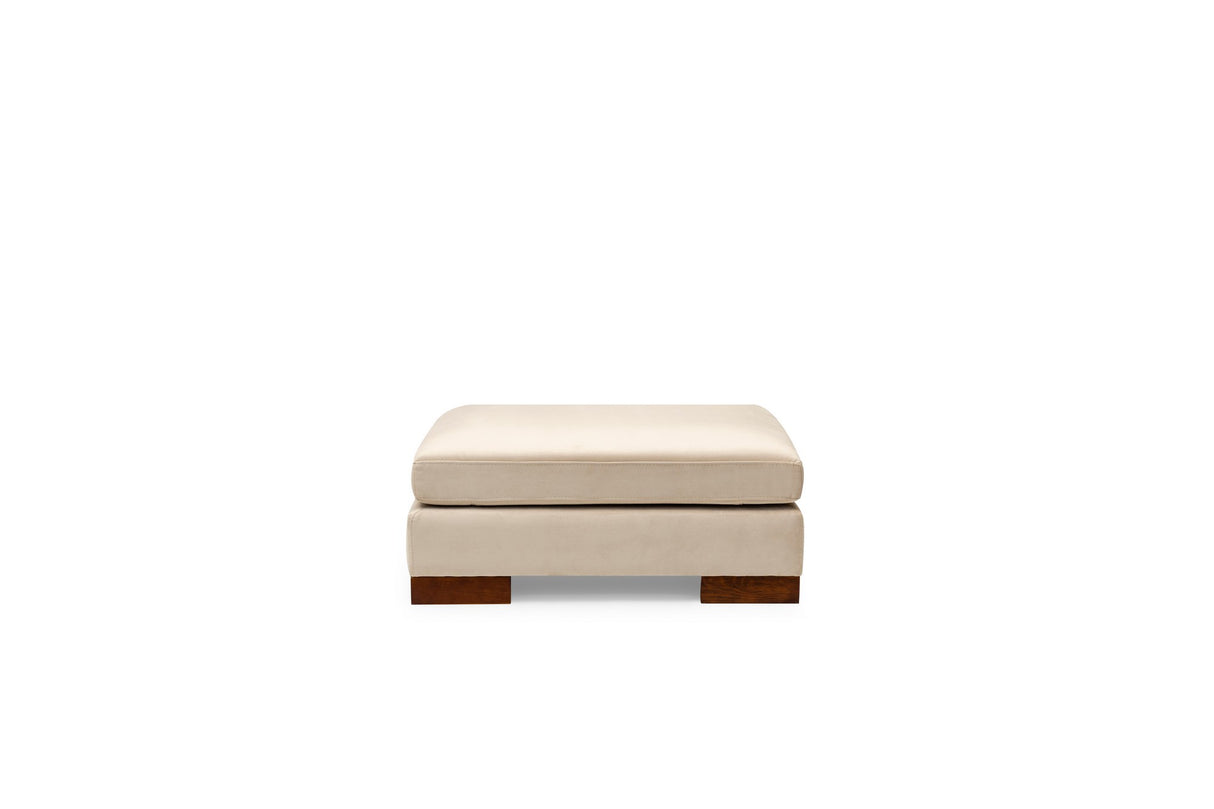 Hoekbank Links Tulip Beige - Met Hocker