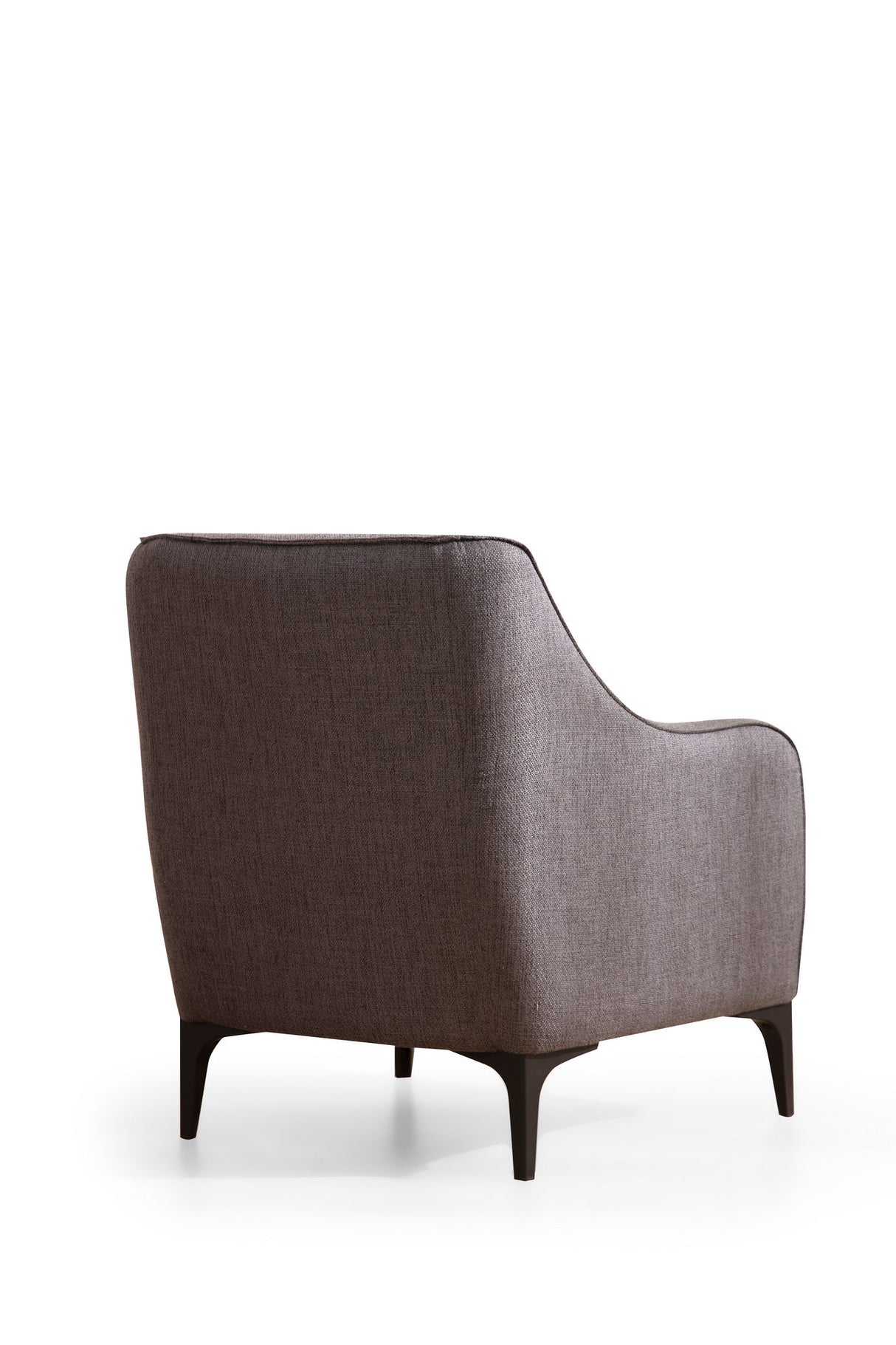 Modern landelijke fauteuil donkergrijs stof Belissimo