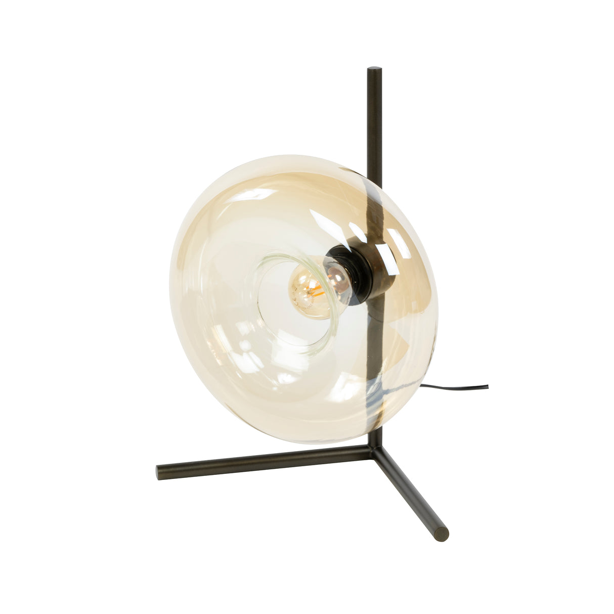 Tafellamp Sola Amber Glas 40 cm