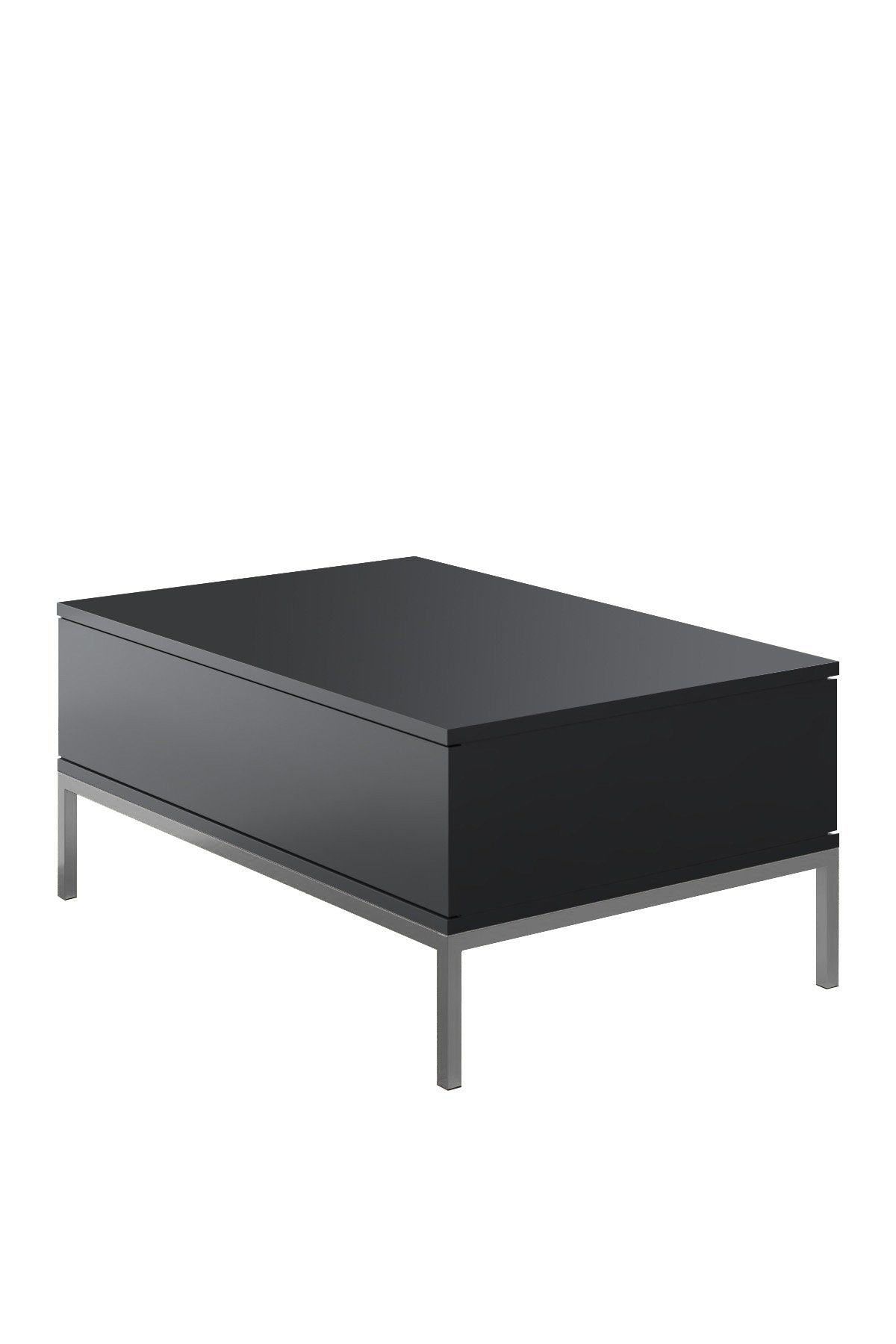Meubelset Antraciet Lord - Salontafel + TV Meubel + Dressoir - Zilver Frame