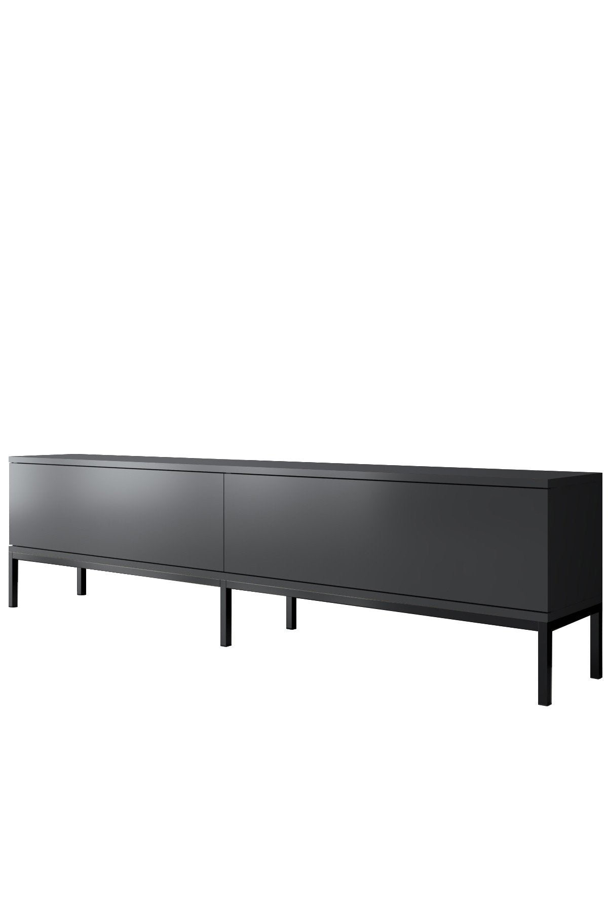 Meubelset Antraciet Lord - Salontafel + TV Meubel + Dressoir - Zwart Frame