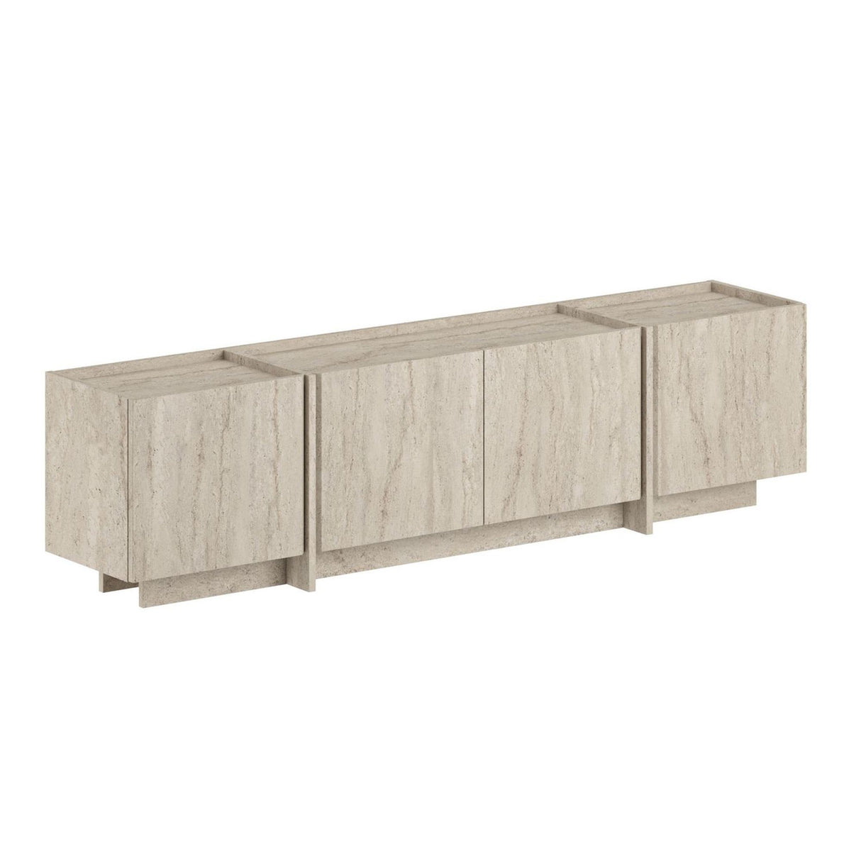 Lowen tv-meubel travertine 180 cm Gemelamineerd hout