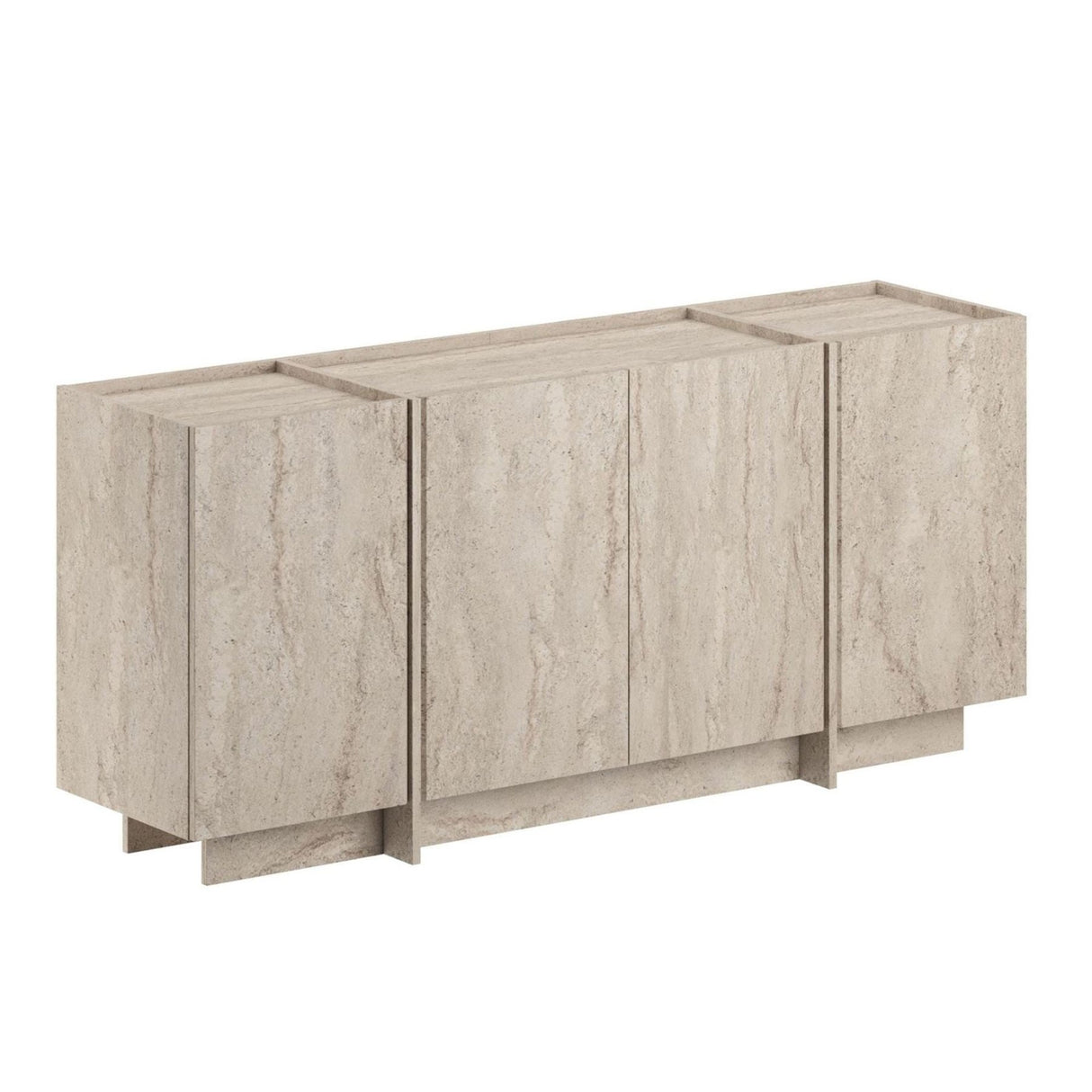 Dorma consoletafel travertinlook 180 cm Gemelamineerd hout