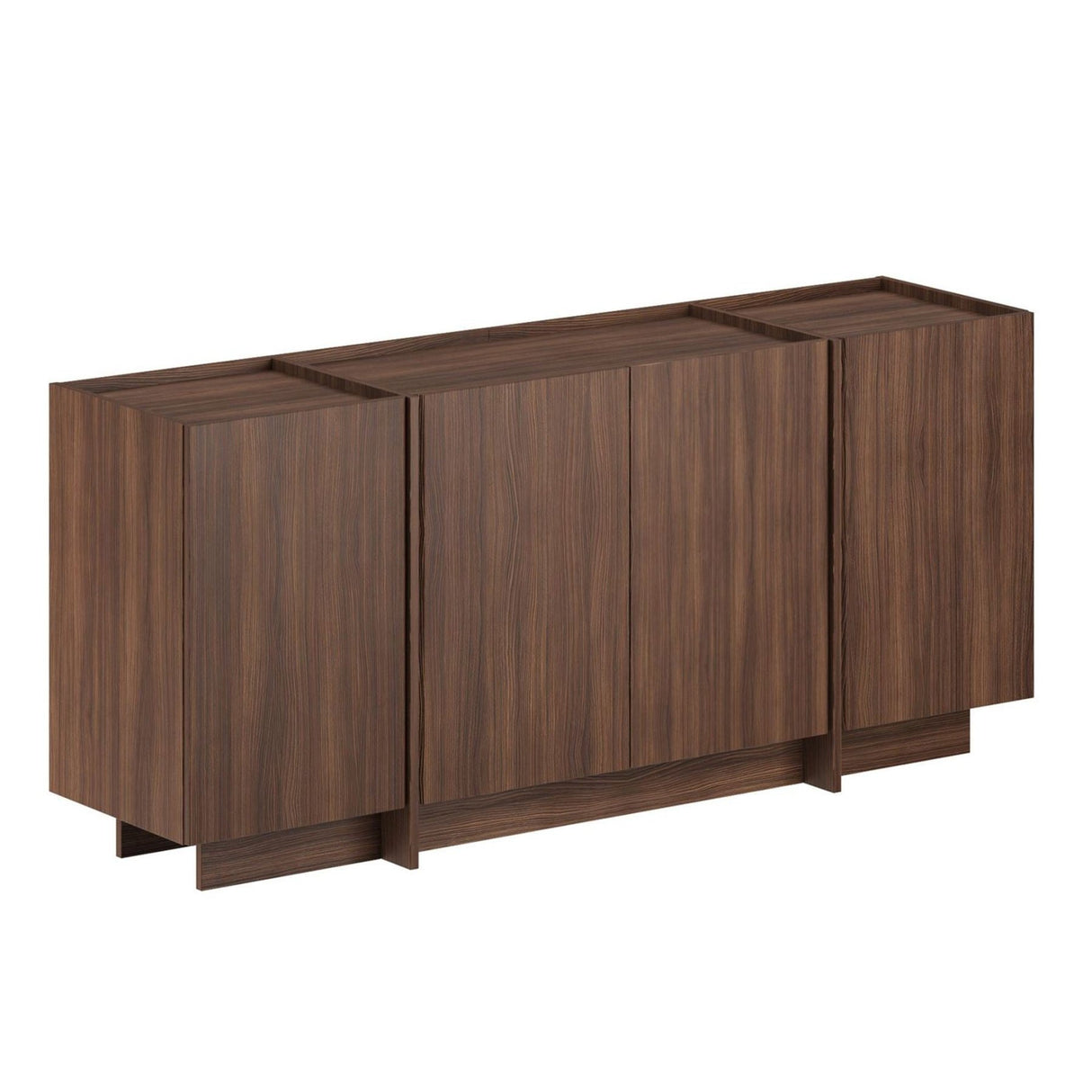 Dorma wandtafel in Milano walnoot 180 cm Met melamine gecoat houtcomposiet