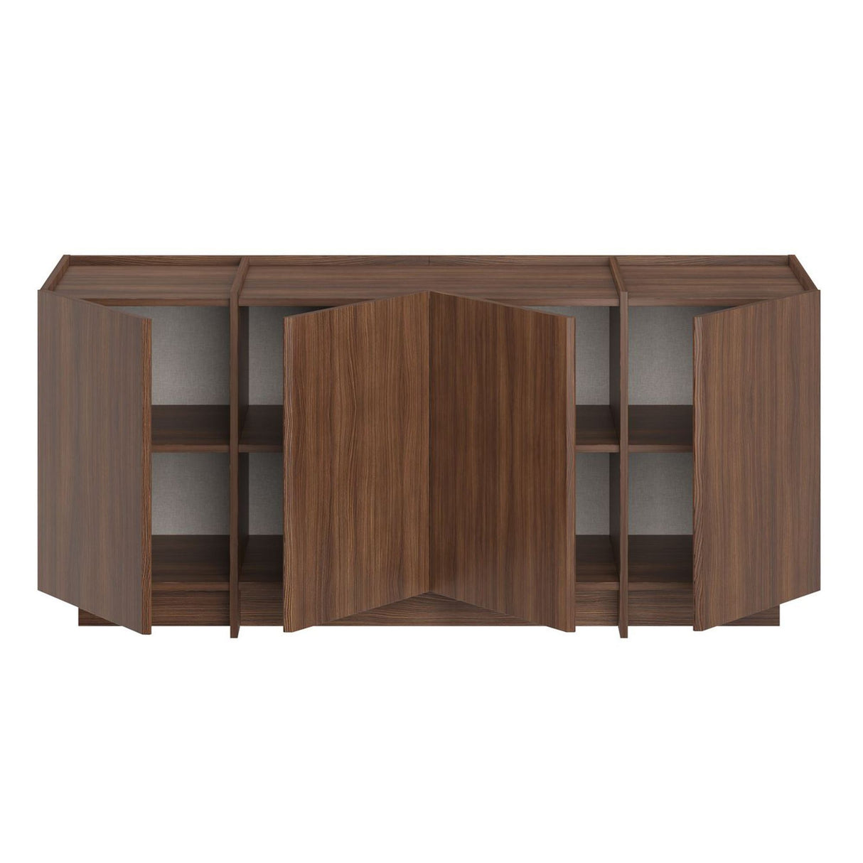 Dorma wandtafel in Milano walnoot 180 cm Met melamine gecoat houtcomposiet