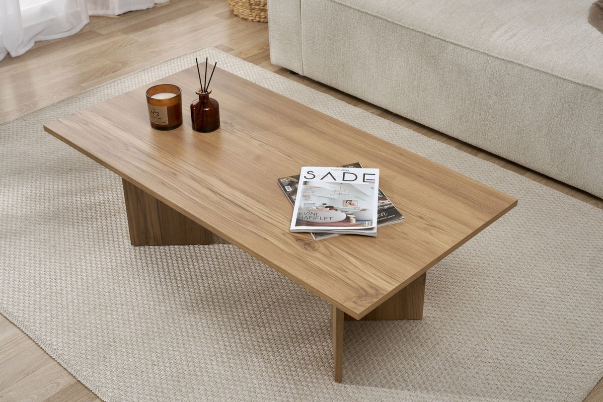 Salontafel Sabin Oak 119x60x40 cm Melamine