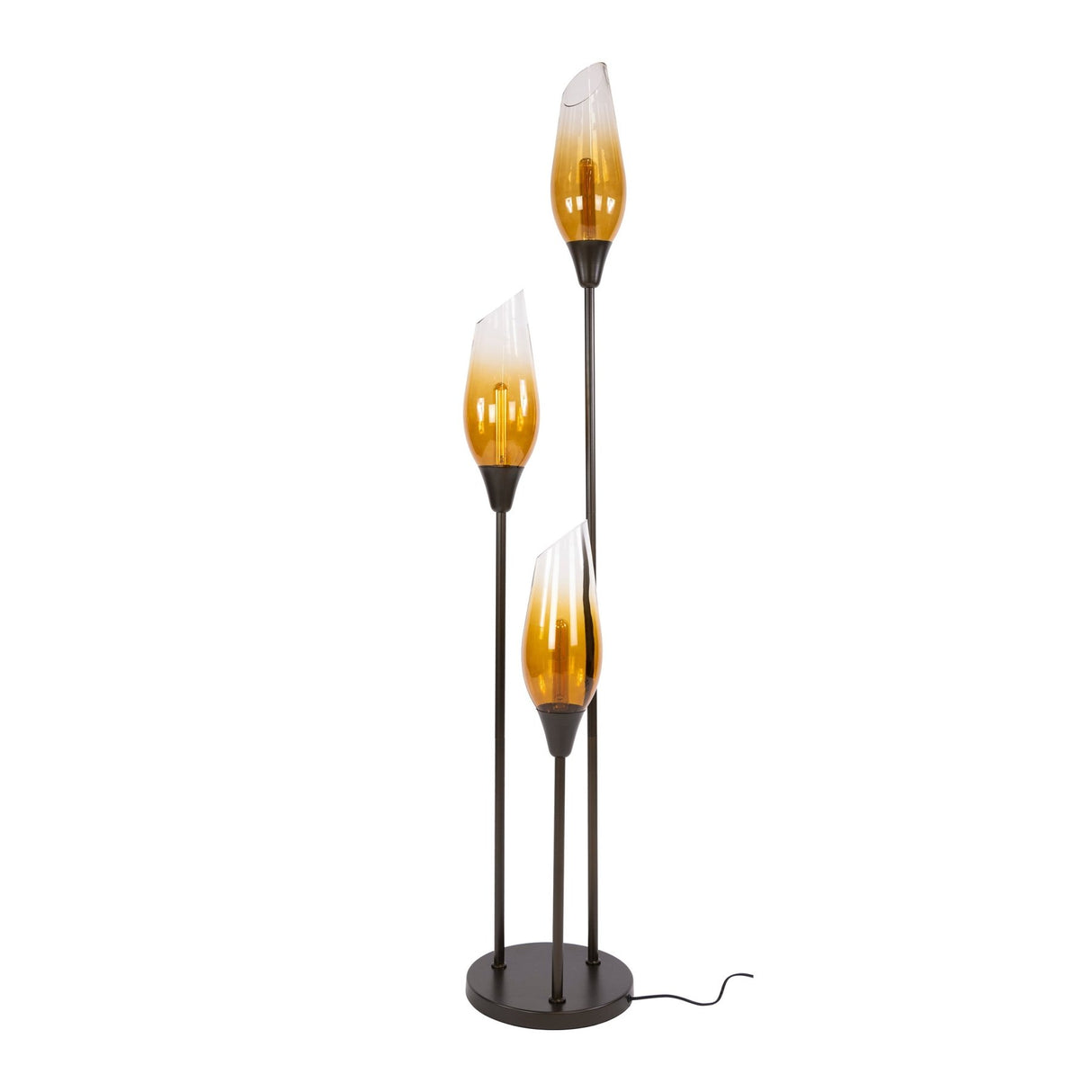 Vloerlamp cocoon in sienna bruin