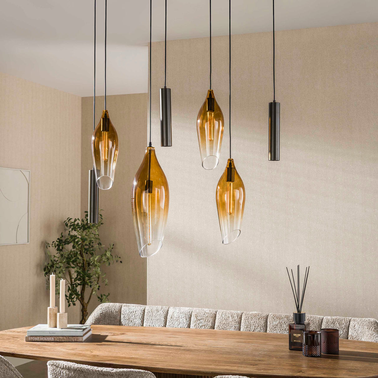 Hanglamp cocoon pendel bruin