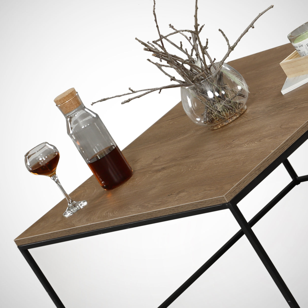 Salontafel Vierkant 75x75 cm Pola - Hout Melamine