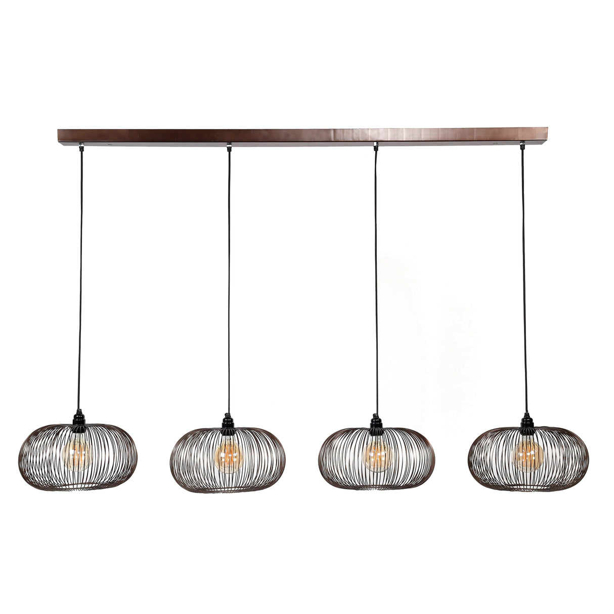 Industriële Hanglamp Jill 4-lichts