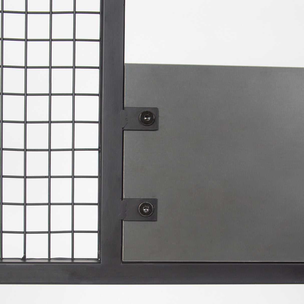 Garderobemeubel Kapstok Antraciet Melamine Novad - Met Leggers