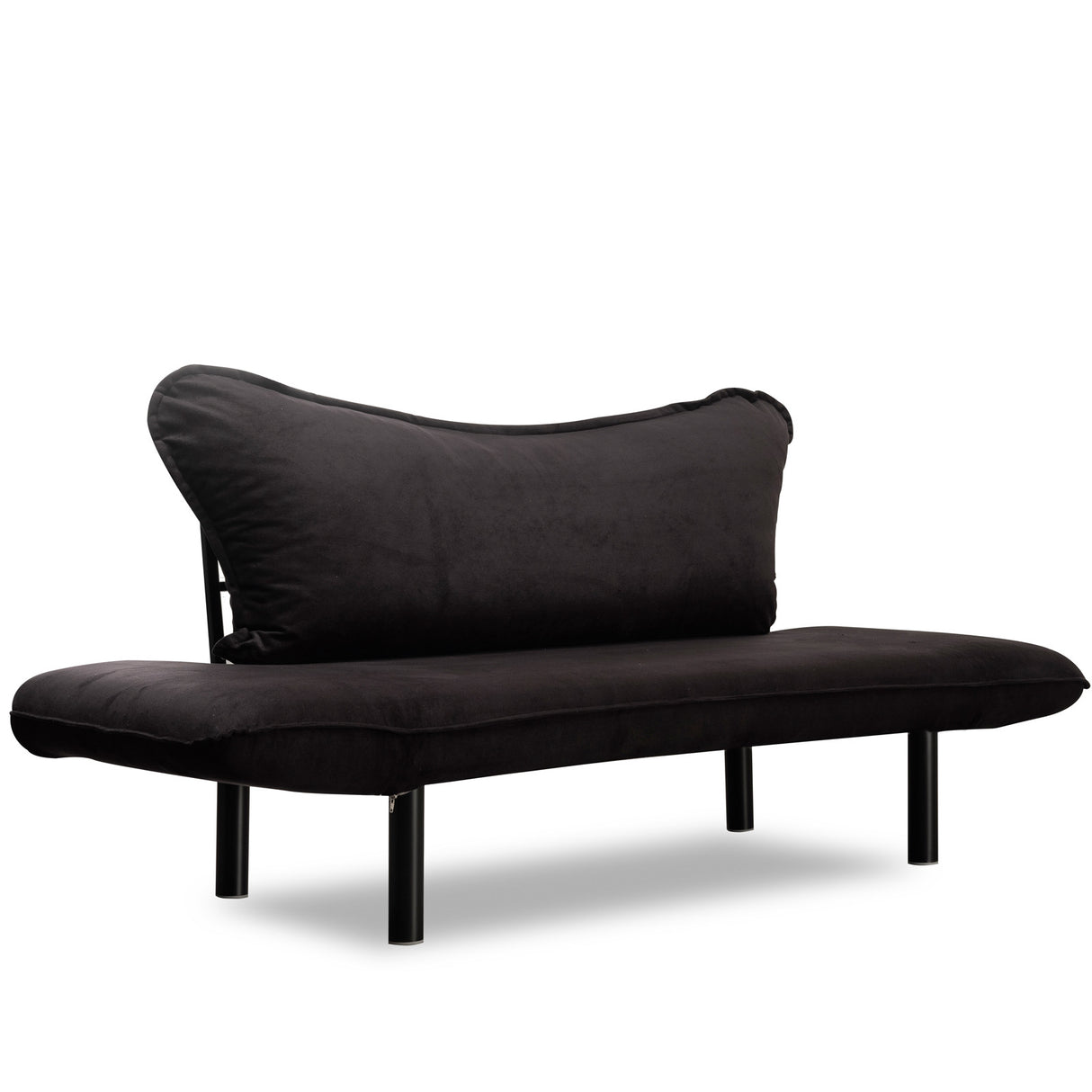 Slaapbank Zwart Velvet - twee persoons - Chatto