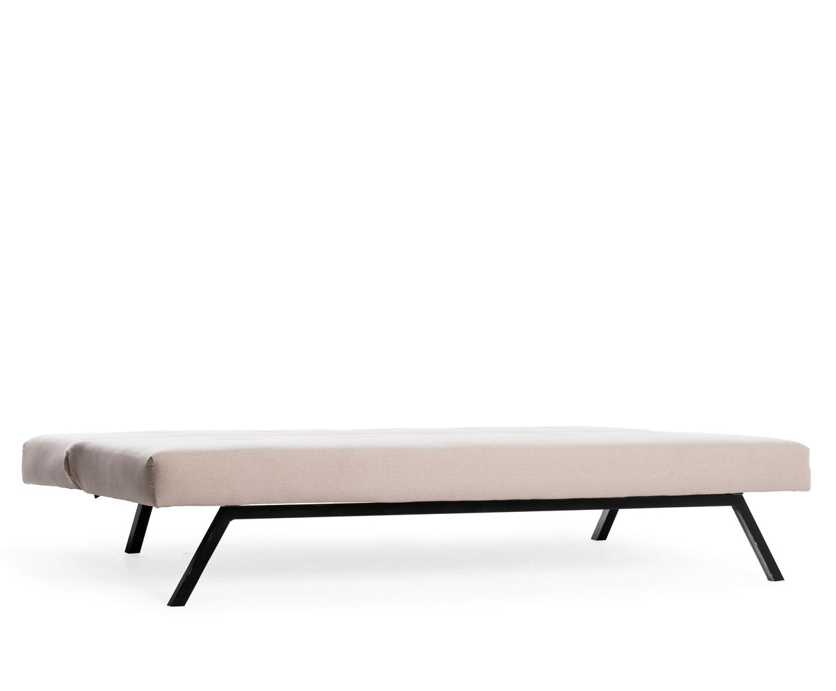Slaapbank Zoly Crème Stof 3-Zits - 180 cm - Zonder armleuningen - Zoly
