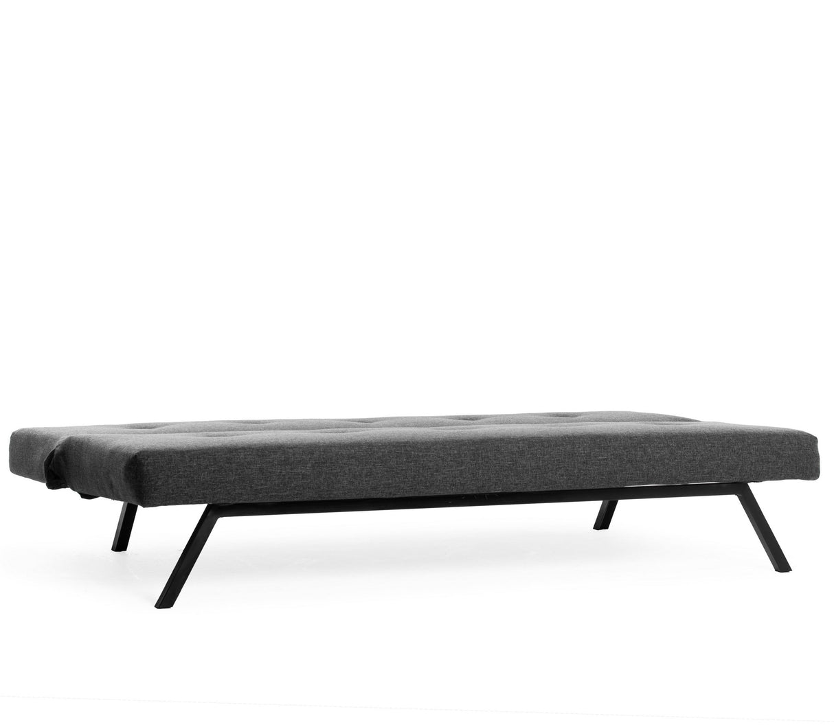 Slaapbank Antraciet Stof 3-Zits - 180 cm - Zonder armleuningen - Zoly