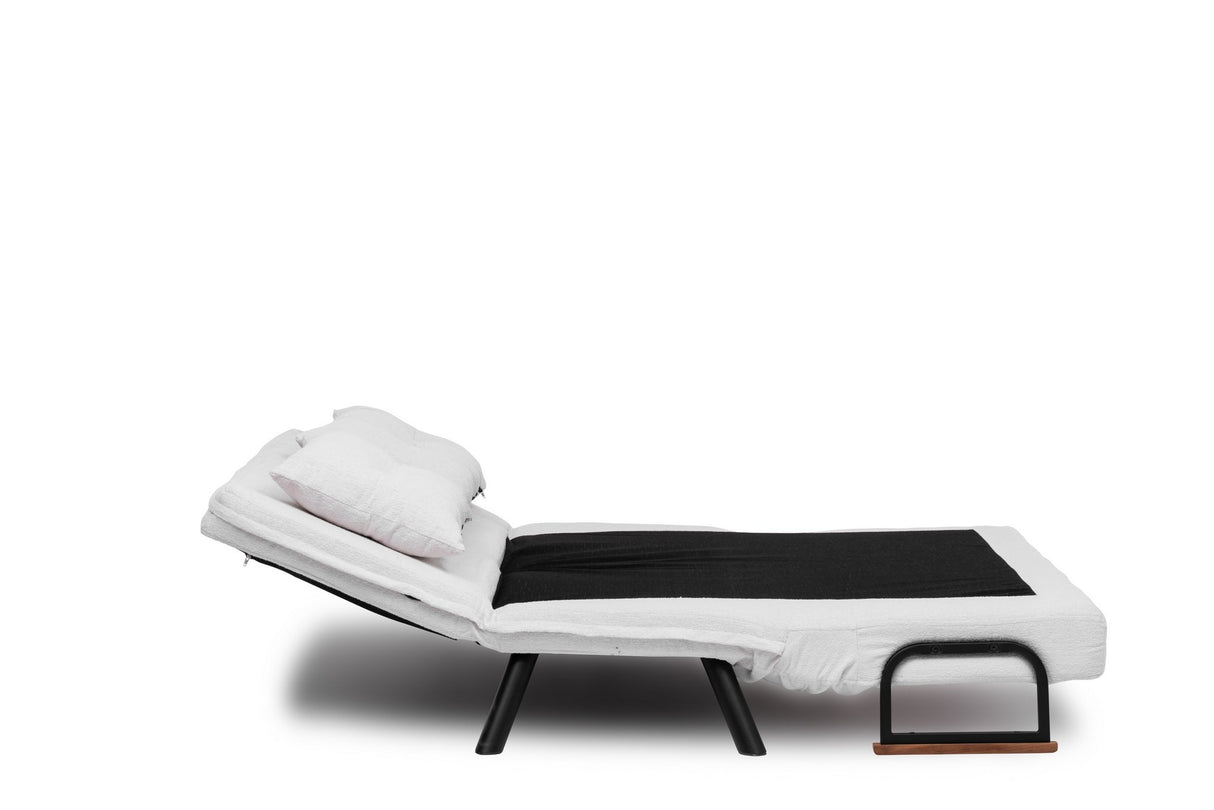 2-zits Slaapbank Sando Crème Teddystof