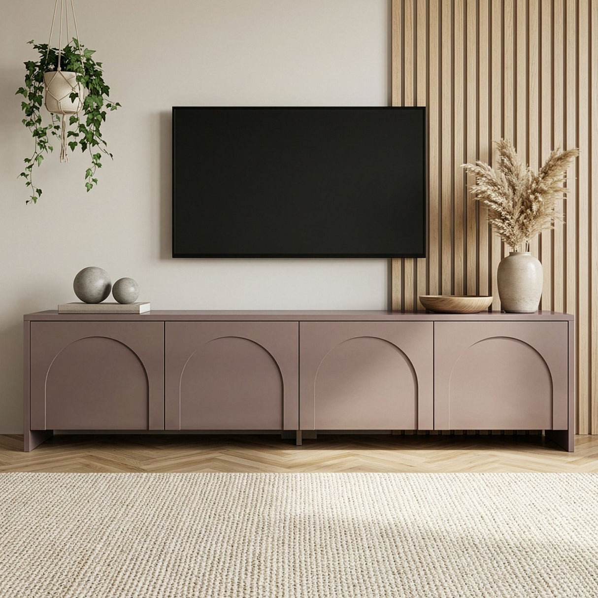 Aurelia tv-meubel 180 cm Atlas Melamine gecoat houtcomposiet
