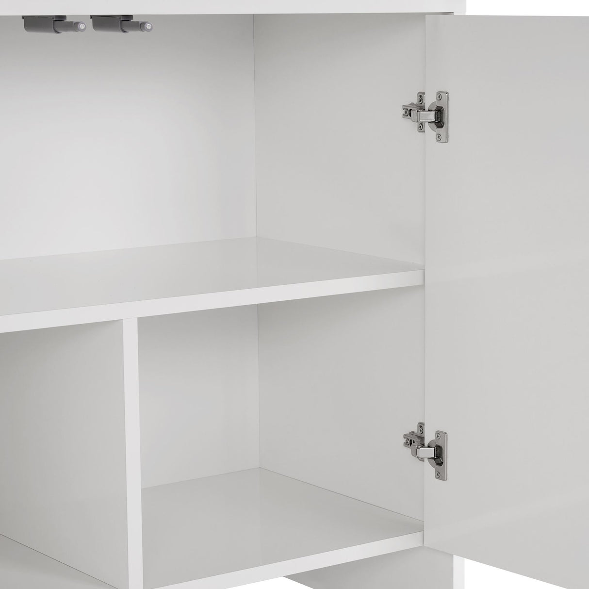 Arlen sidetable wit 180 cm Melamine gecoat houtcomposiet