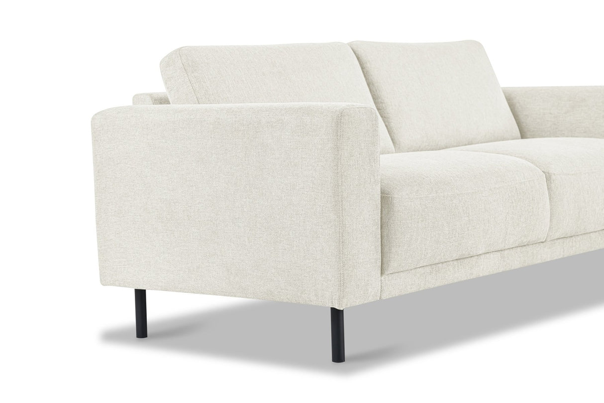 Moderne 2,5-zits Bank Beige Stof Aniko 183x90x78 cm