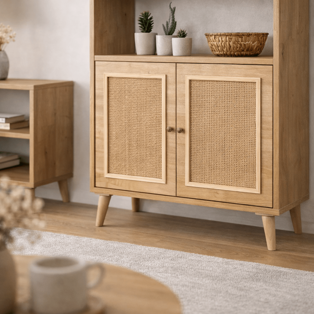 Boekenkast Jut Eik Beukenhout 40x110x90 cm