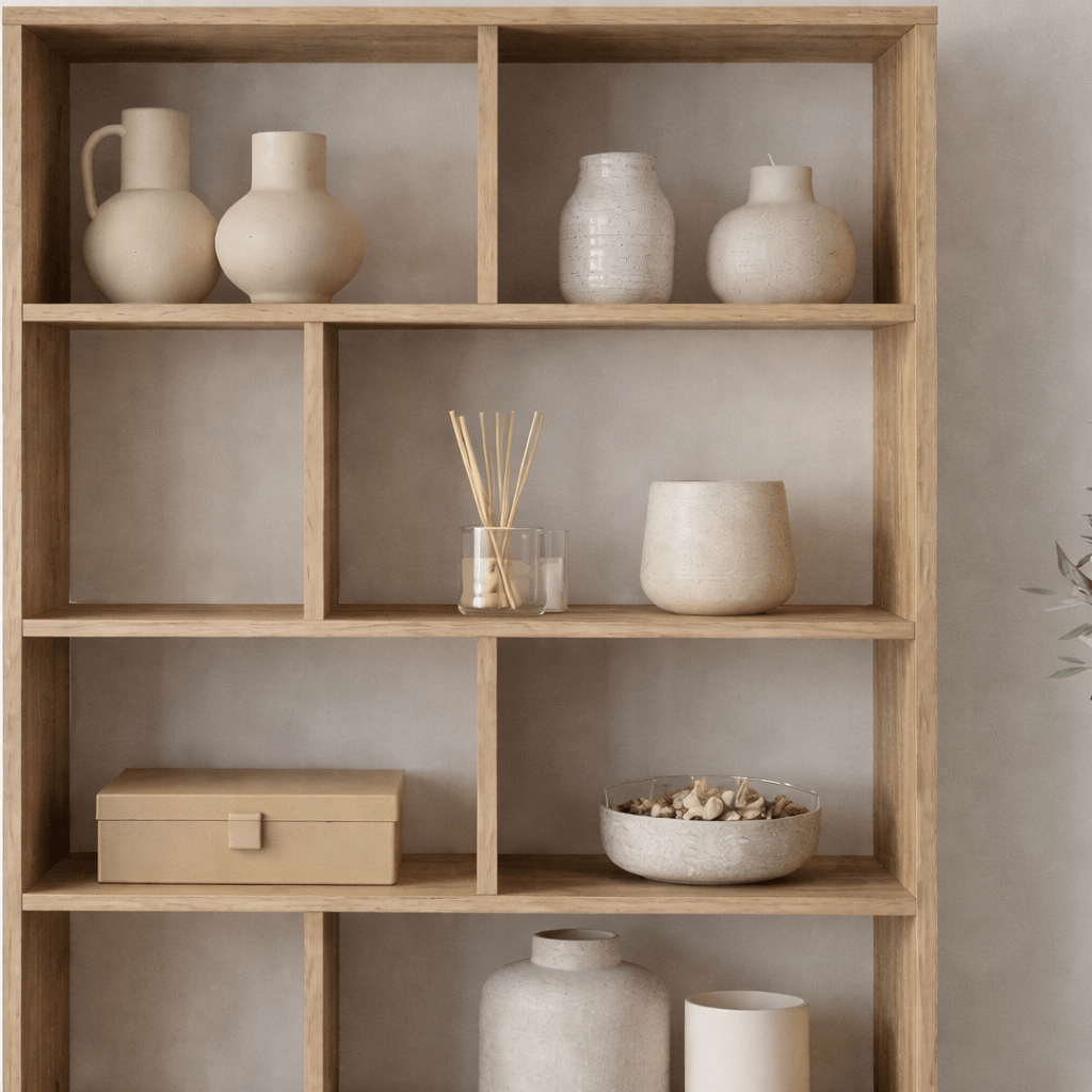 Boekenkast Kosmos Walnoot Eik Melamine 83,9x175,6x29,5 cm