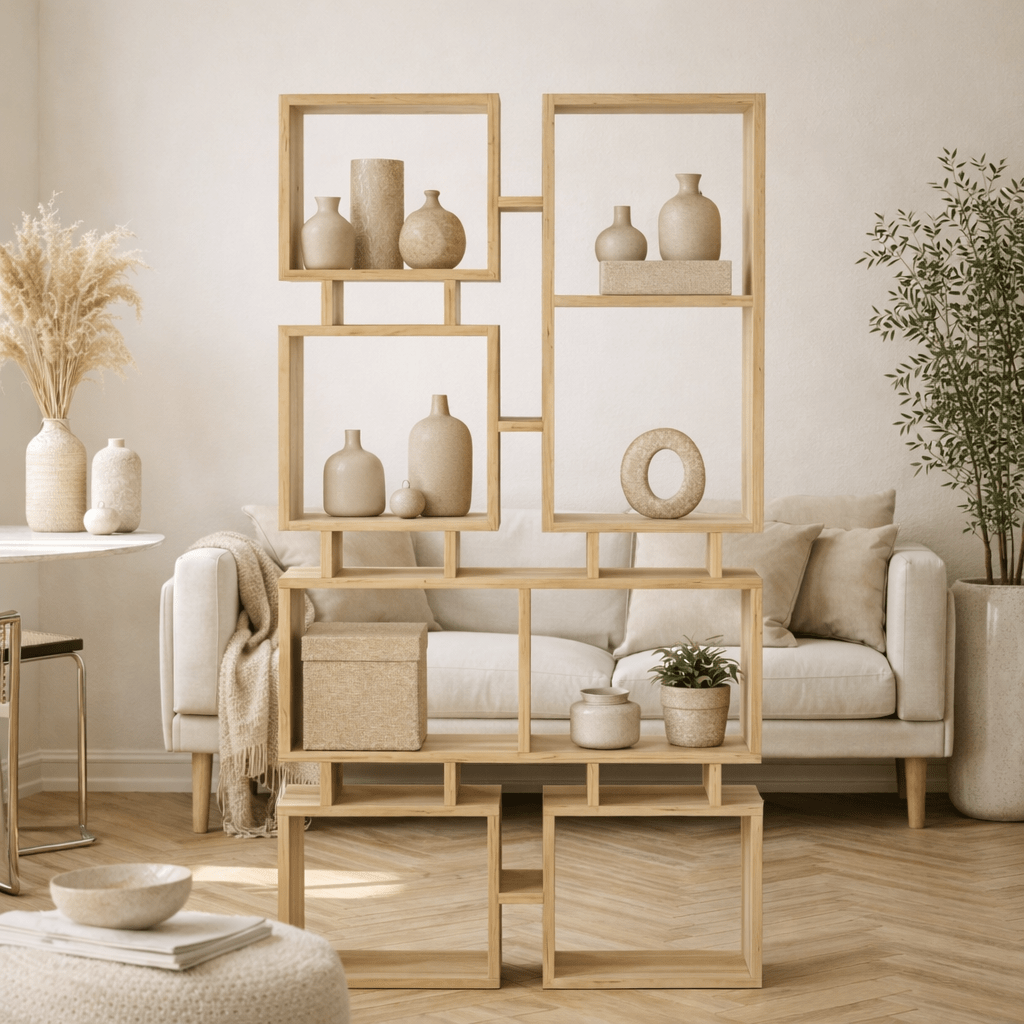 Boekenkast Rail Eik Melamine 79x166,5x24 cm