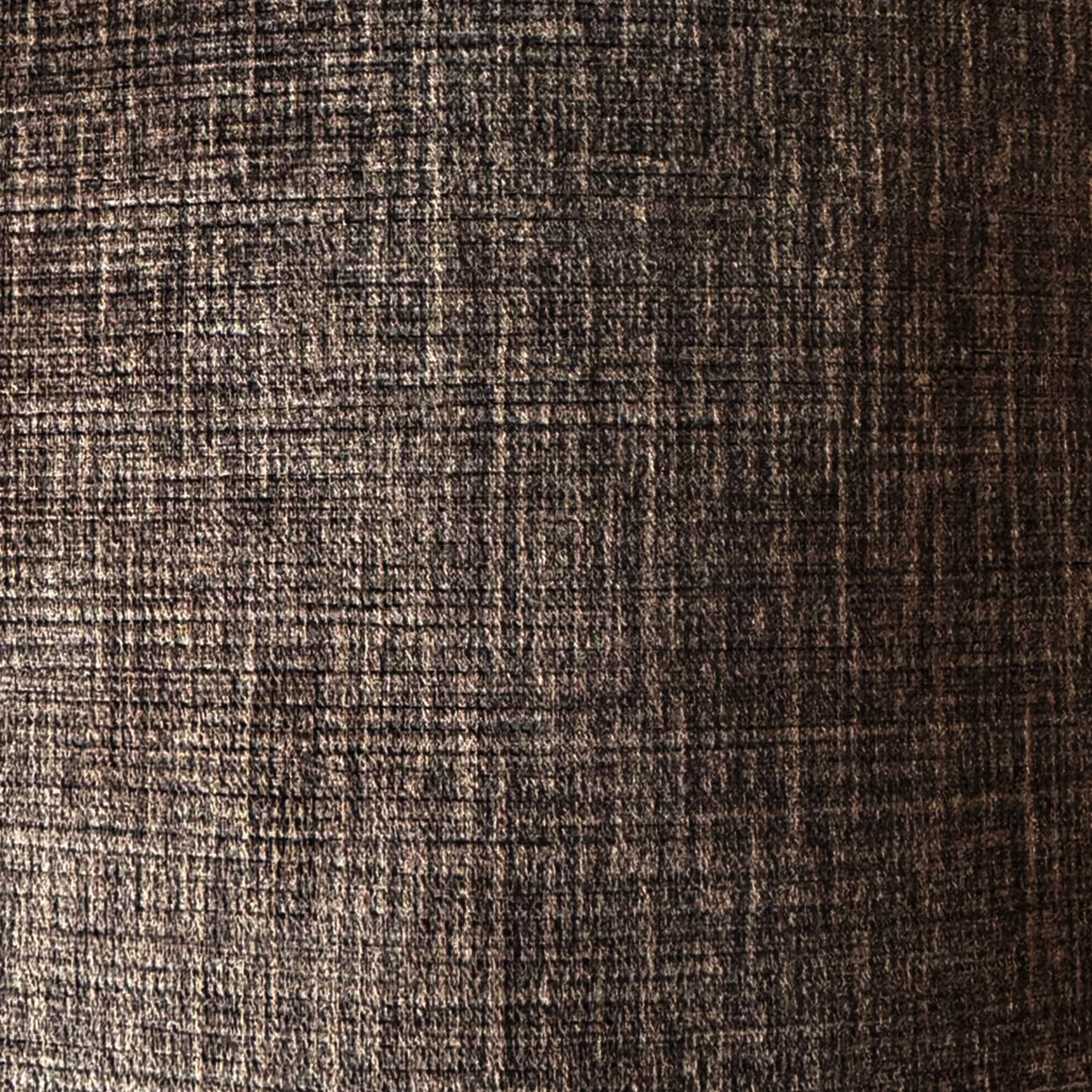 Hoekbank ronde longue mokka bruin velvet structuurstof Dwayne - rechts