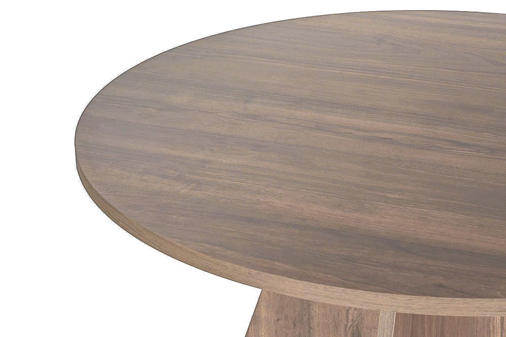 Eettafels-Eetkamertafel rond Walnoot - 120 cm - Mary-Dimehouse