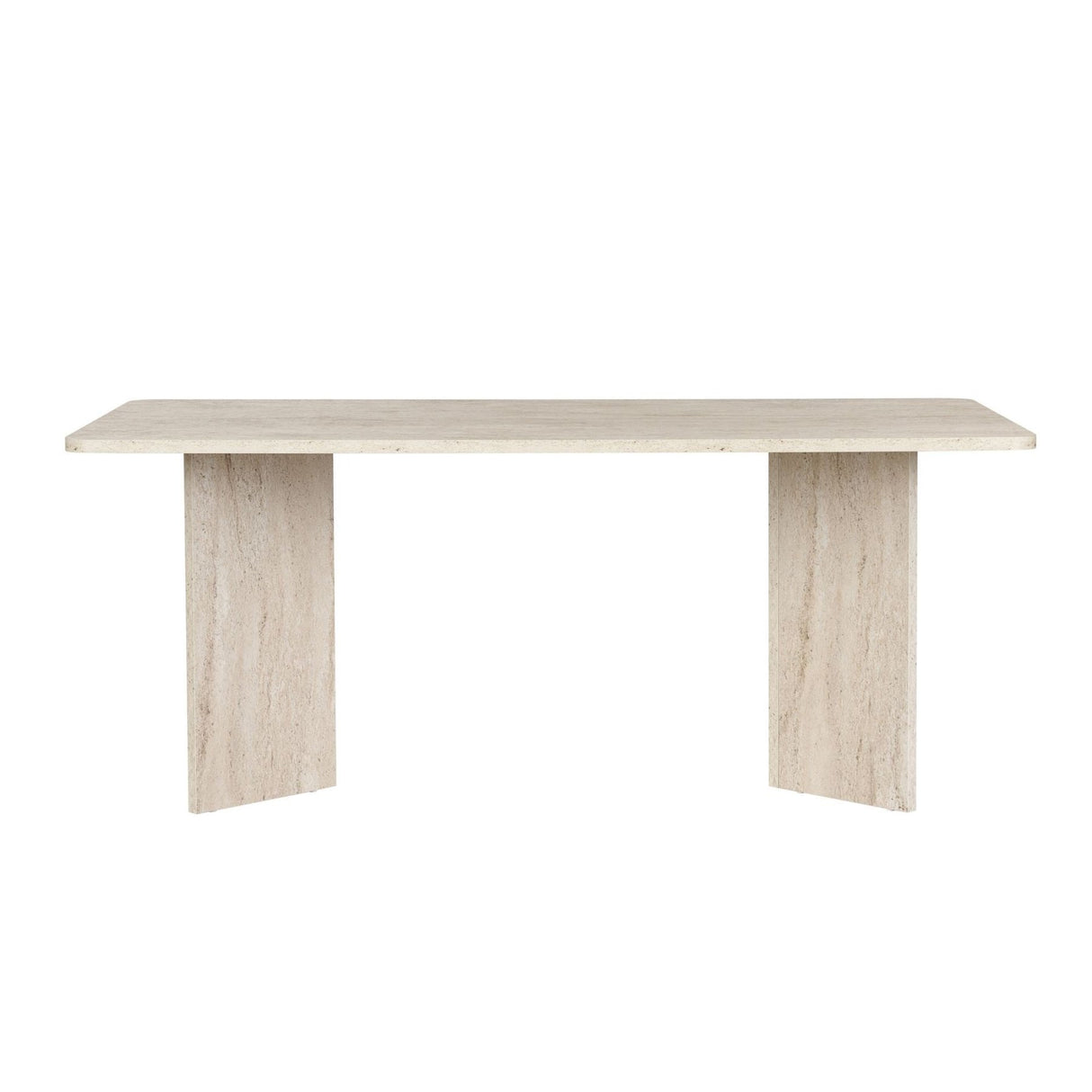 Eettafel Travertine Melamine rechthoekig 180x89,5x75 cm - Linova