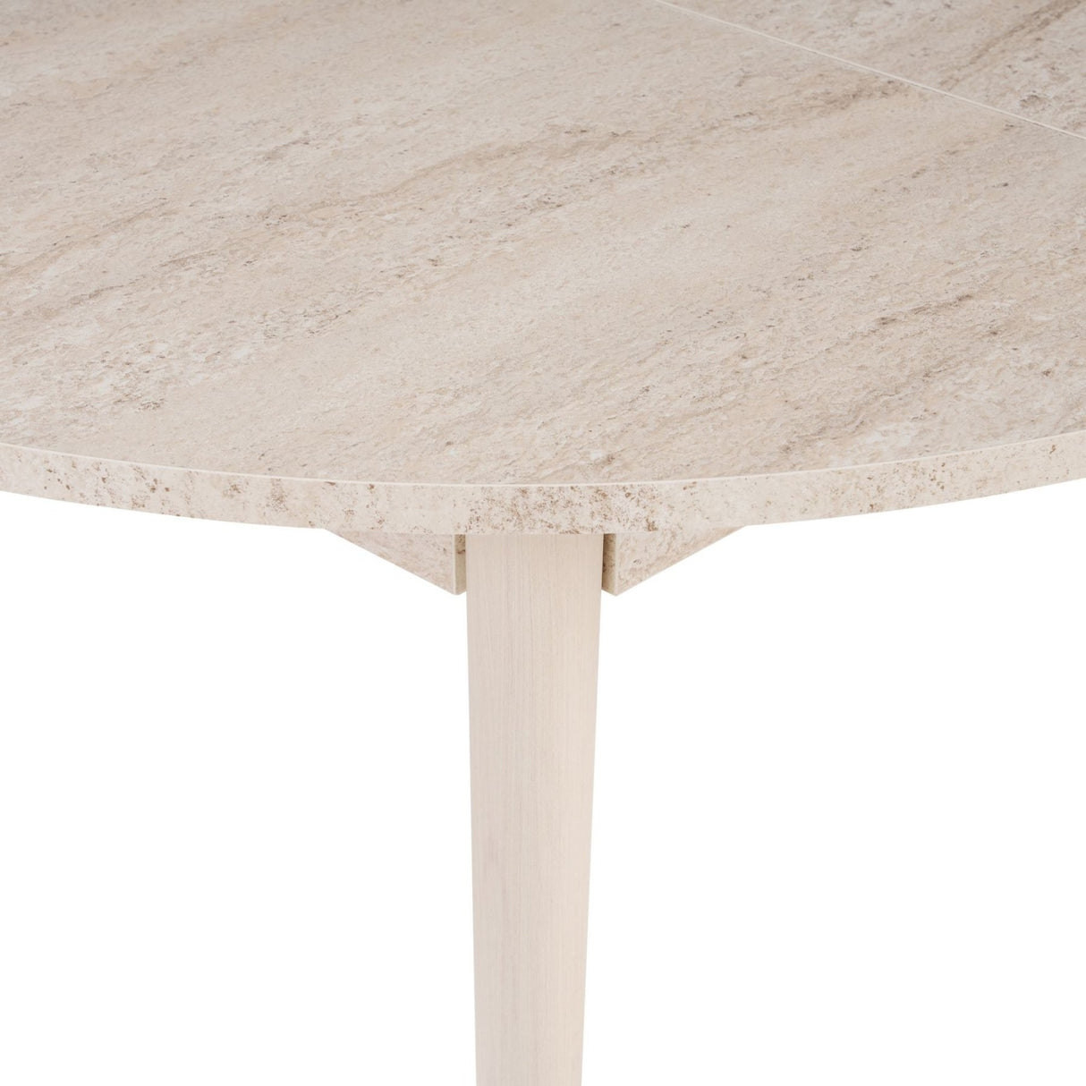 Eettafel Travertine Melamine uitschuifbaar 100-130 cm - Vienna