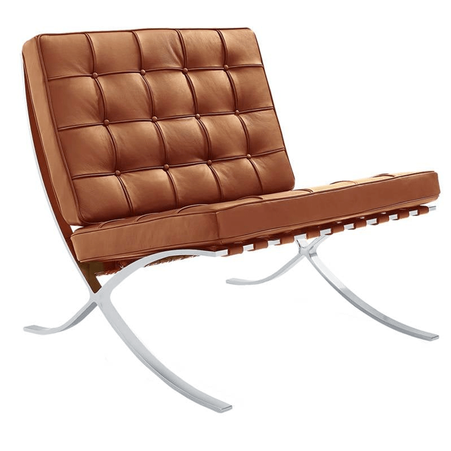 Fauteuils - Design fauteuil cognac premium leer Expo - Dimehouse
