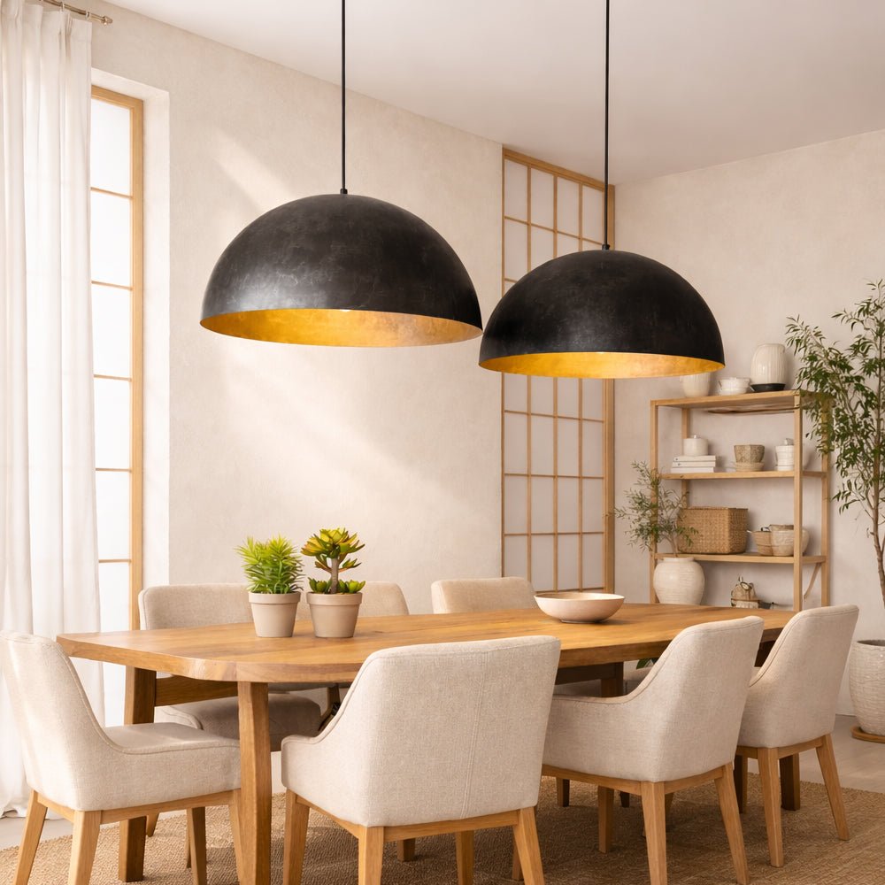 Industriële Hanglamp Dacia 2-lichts Antraciet Rond 2xØ60 cm