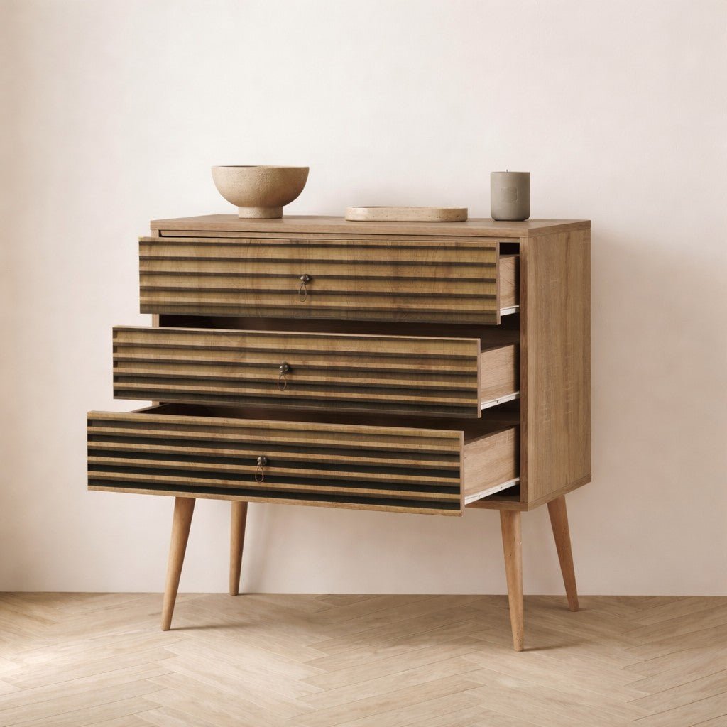 Ladekast Trio Sonoma Eik Melamine 80x90x40 cm