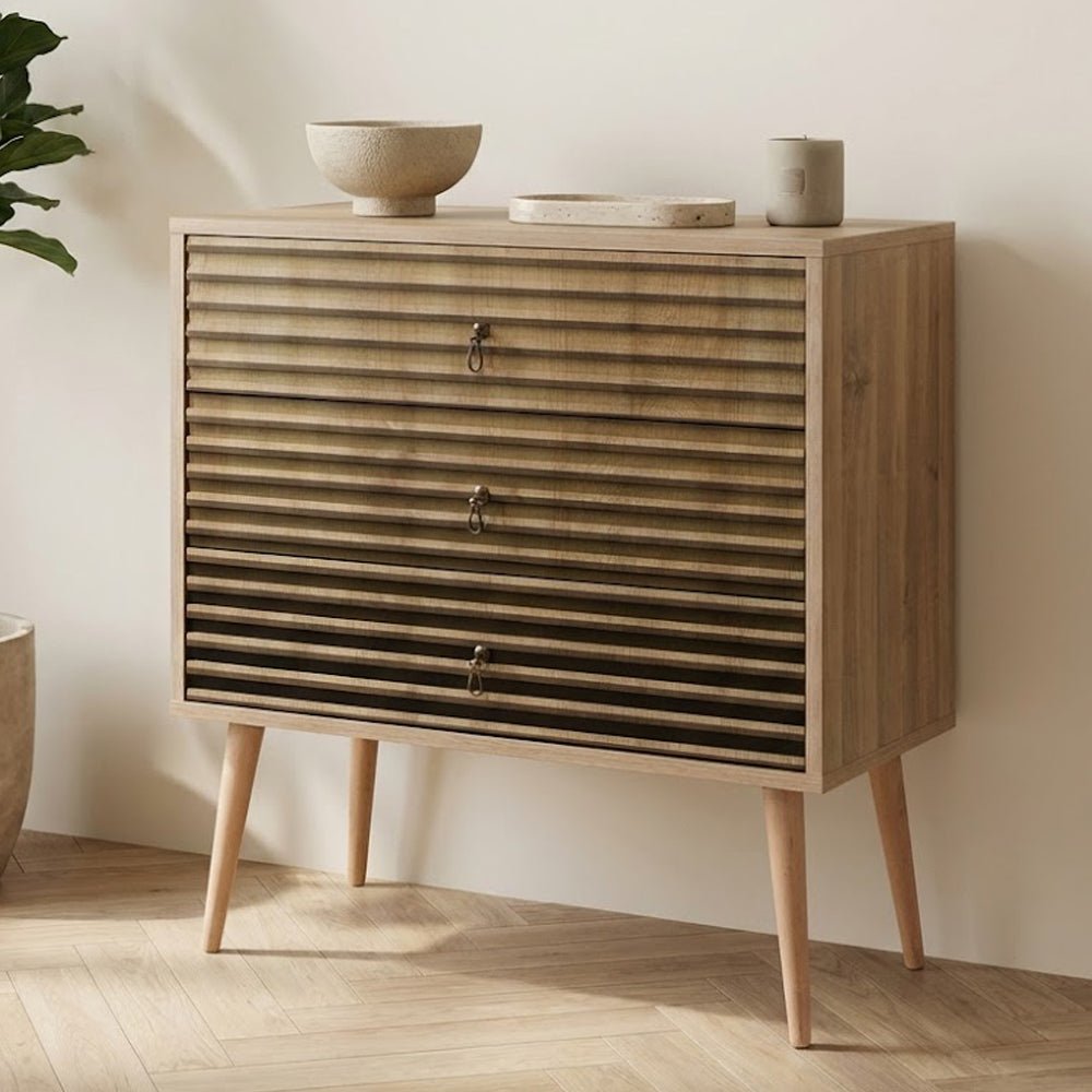 Ladekast Trio Sonoma Eik Melamine 80x90x40 cm