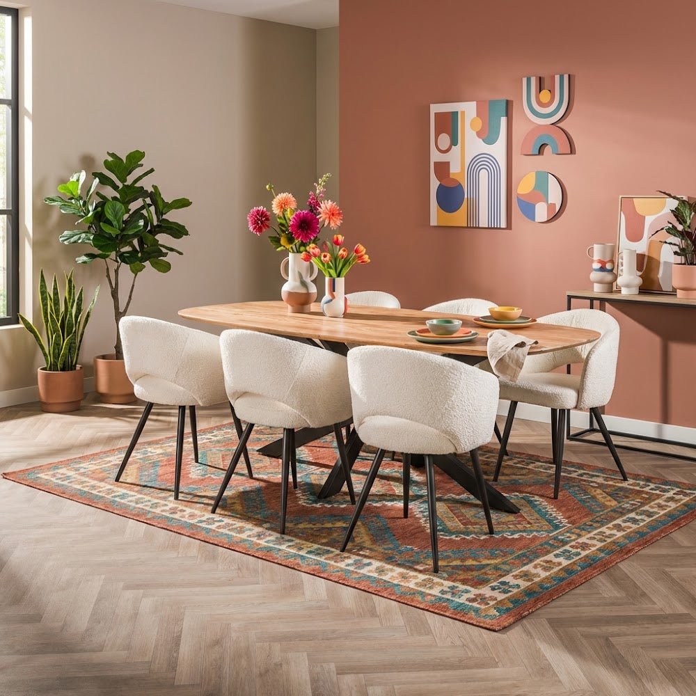 Deens Ovale Eettafel Laurie Acaciahout 215x105