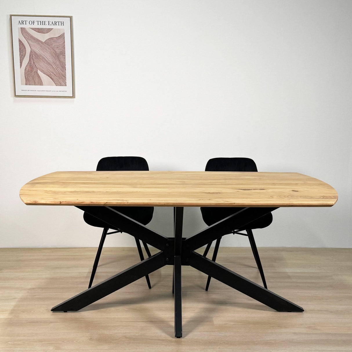 Uitschuifbare Eettafel Mack Deens Ovaal Acaciahout 175-275x90 cm