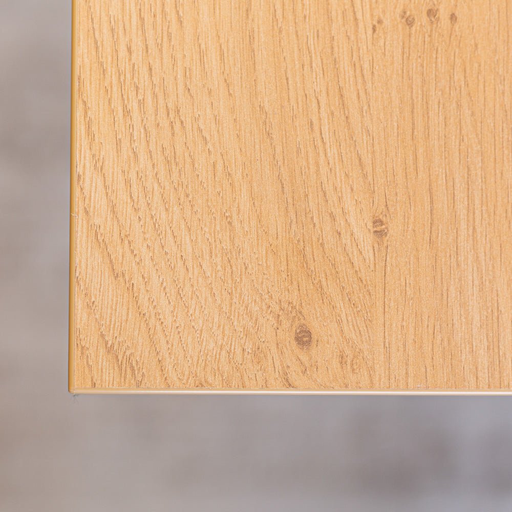 Eettafel Lenzo Rustiek Eiken - Zwarte X-poot