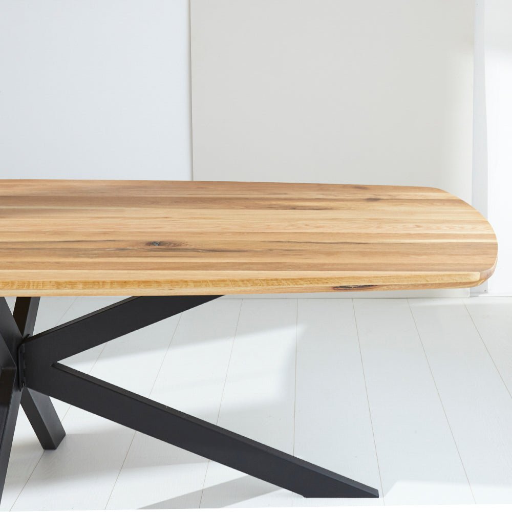 Eettafel Mikkel Eikenhout Deens Ovaal Matrix Frame Groot