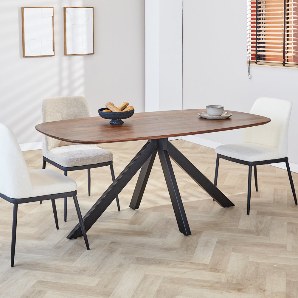Deens Ovale Eettafel Paris Acaciahout | Dimehouse