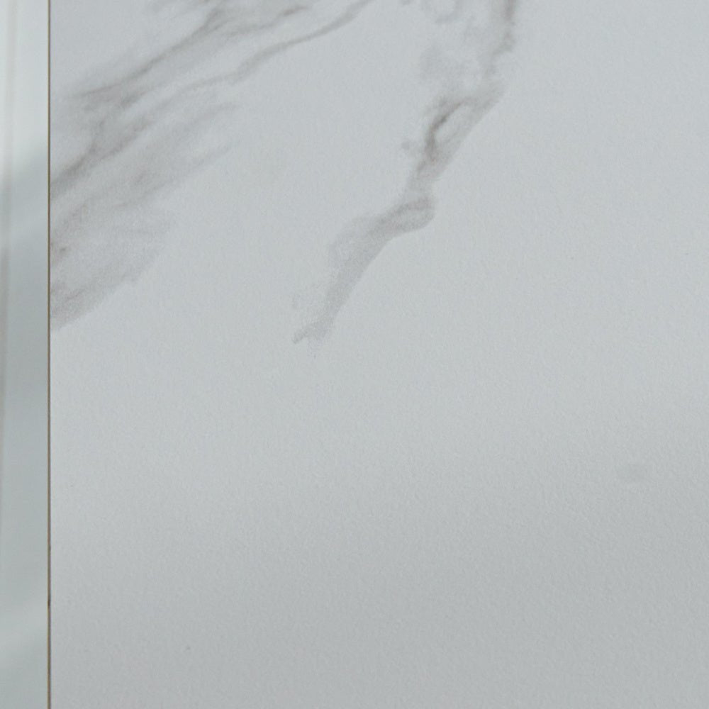 Eettafel Edin White Dimehouse Wit LxBxH 252x121x16 Sintered stone Sfeerfoto detail